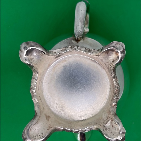 Sugar Bowl, Creamer Bowl, & Sugar Cube bowl Eton Silverplated - Picture 8 of 10